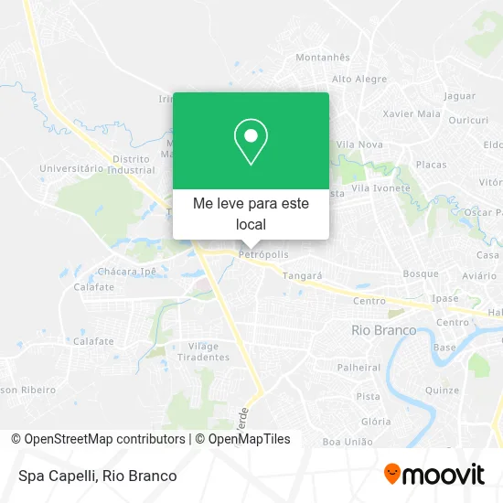 Spa Capelli mapa