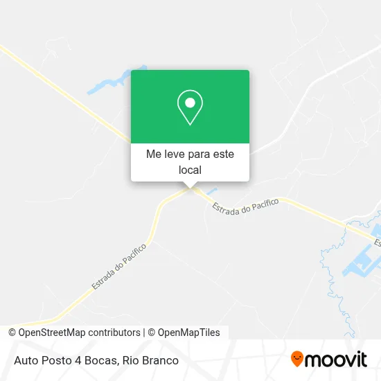 Auto Posto 4 Bocas mapa
