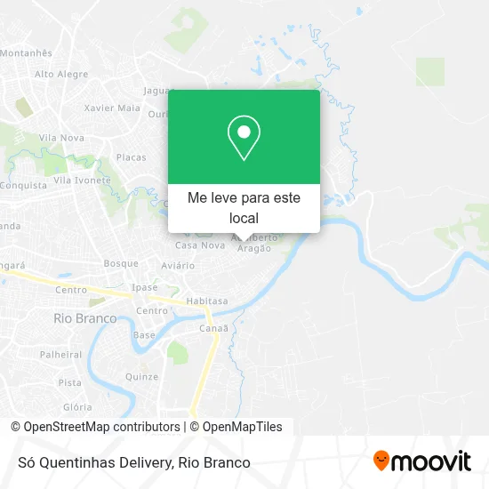 Só Quentinhas Delivery mapa