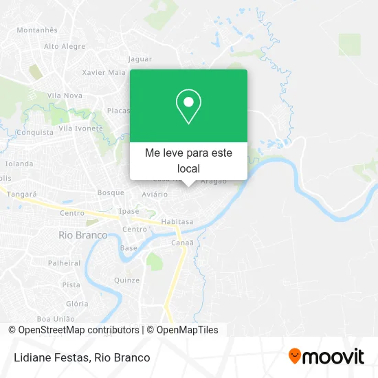 Lidiane Festas mapa