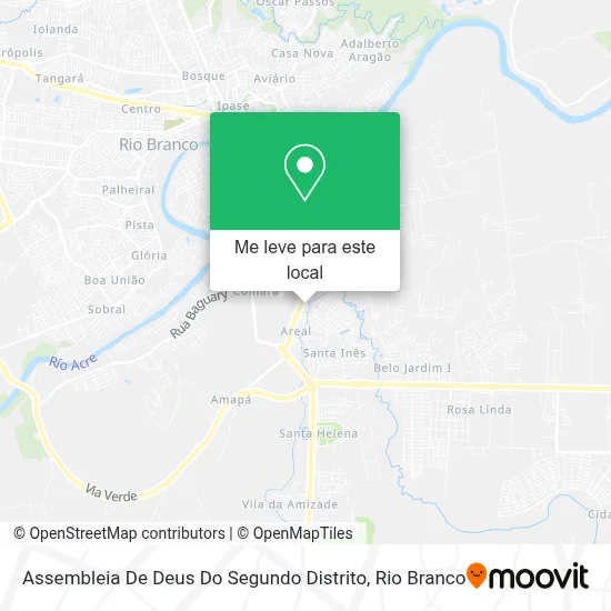 Assembleia De Deus Do Segundo Distrito mapa