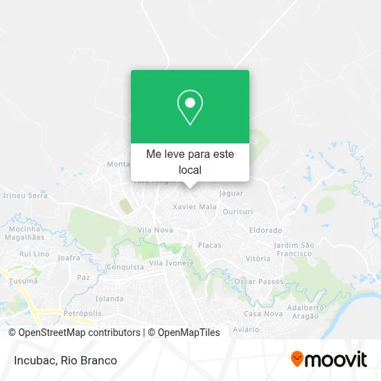 Incubac mapa
