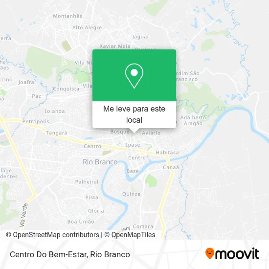 Centro Do Bem-Estar mapa