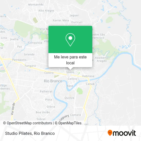 Studio Pilates mapa