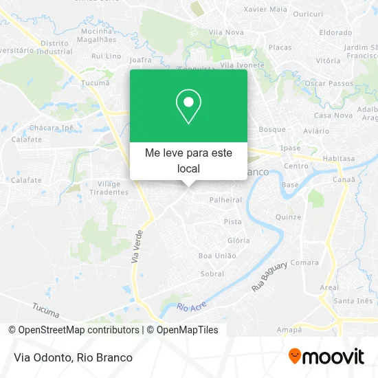 Via Odonto mapa