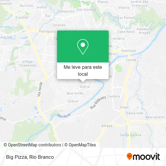 Big Pizza mapa