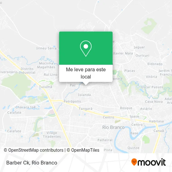 Barber Ck mapa