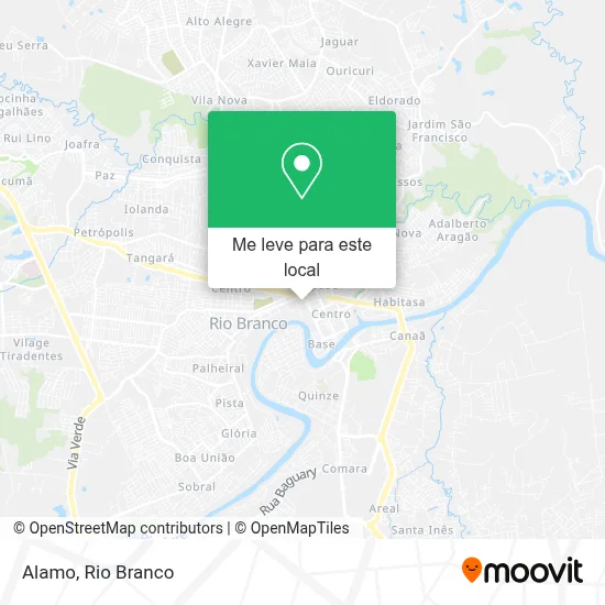 Alamo mapa