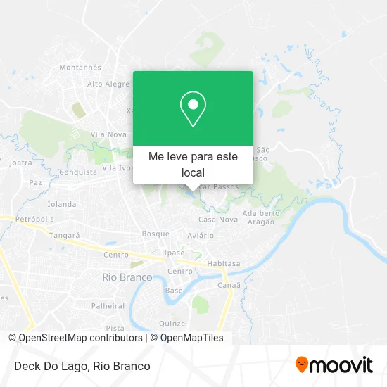 Deck Do Lago mapa