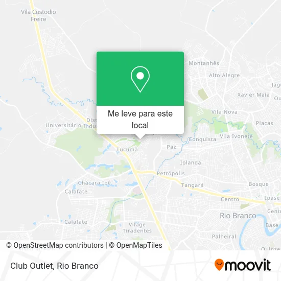 Club Outlet mapa