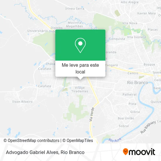 Advogado Gabriel Alves mapa