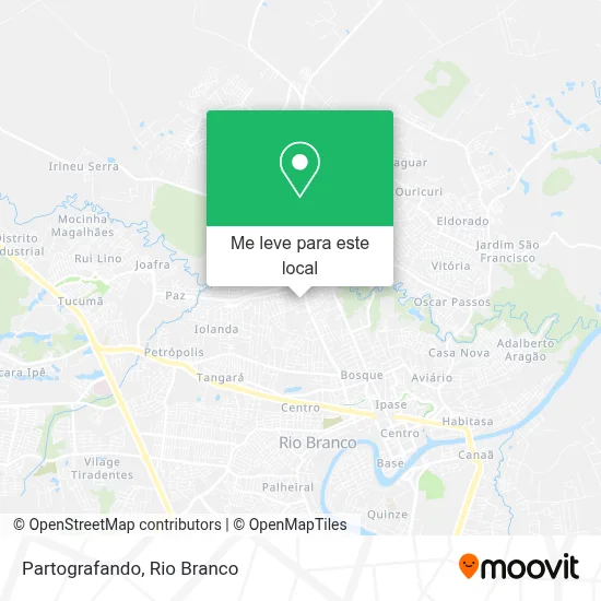 Partografando mapa