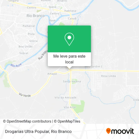 Drogarias Ultra Popular mapa