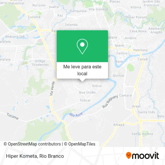 Hiper Kometa mapa