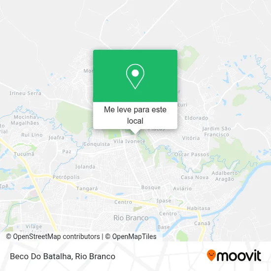 Beco Do Batalha mapa