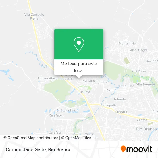 Comunidade Gade mapa
