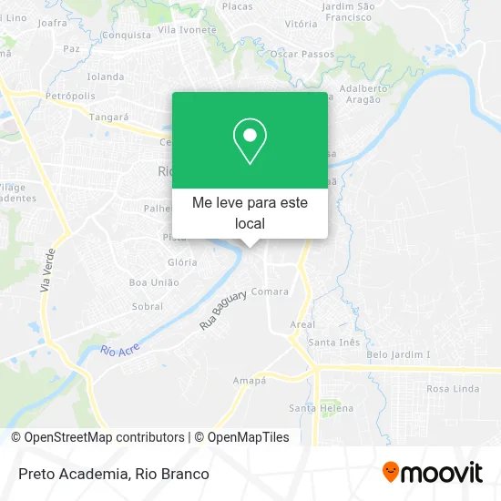 Preto Academia mapa
