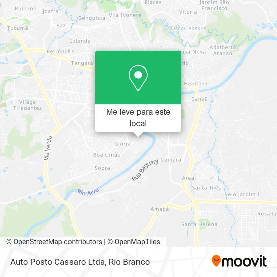 Auto Posto Cassaro Ltda mapa