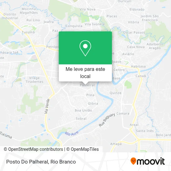 Posto Do Palheral mapa