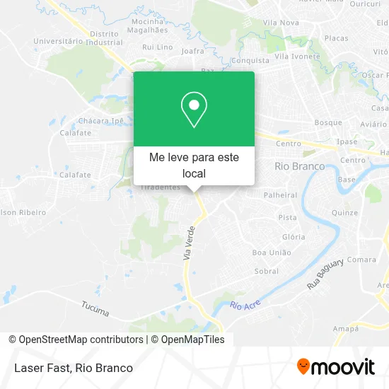 Laser Fast mapa