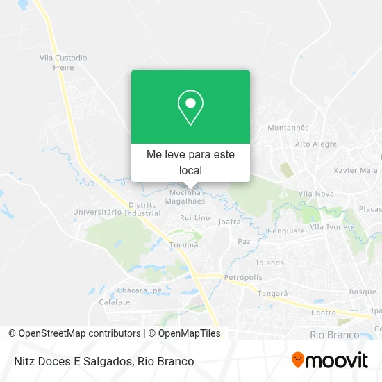 Nitz Doces E Salgados mapa