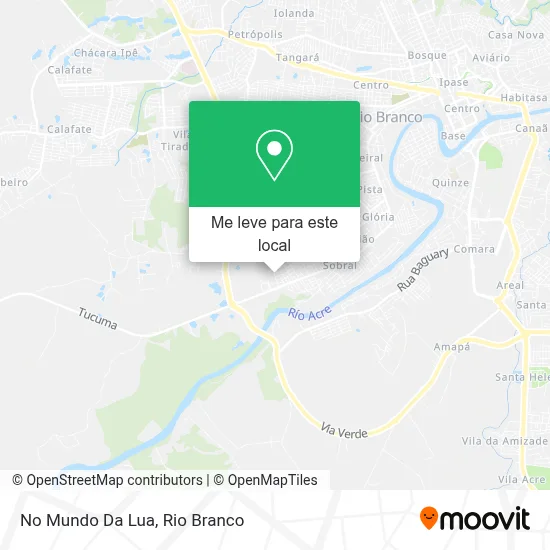 No Mundo Da Lua mapa