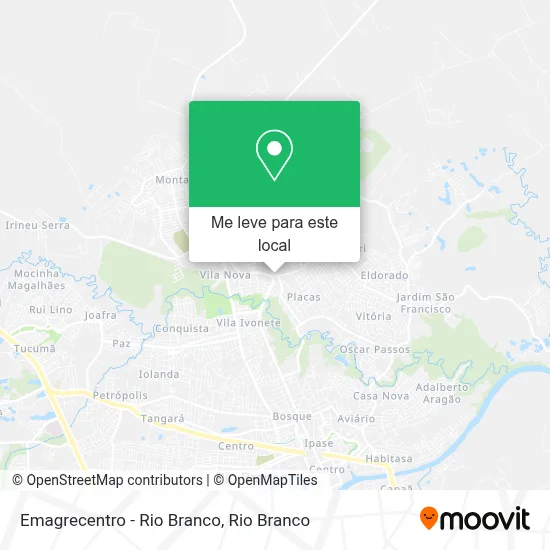 Emagrecentro - Rio Branco mapa