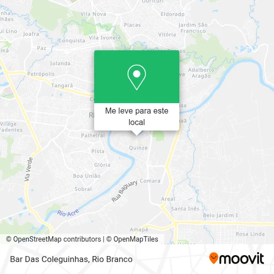 Bar Das Coleguinhas mapa