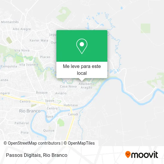 Passos Digitais mapa