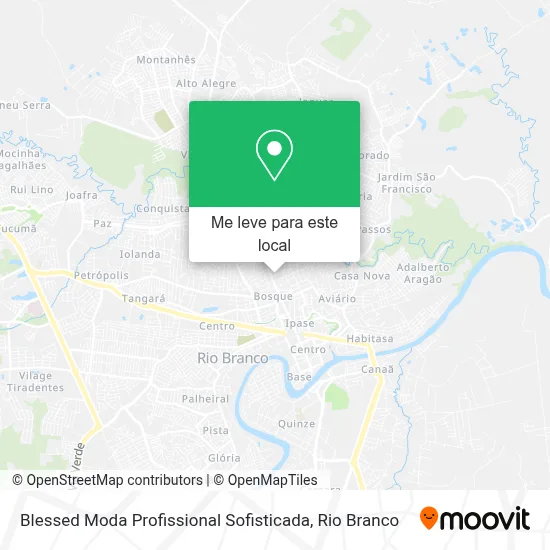 Blessed Moda Profissional Sofisticada mapa