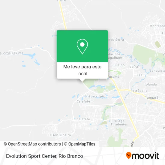 Evolution Sport Center mapa