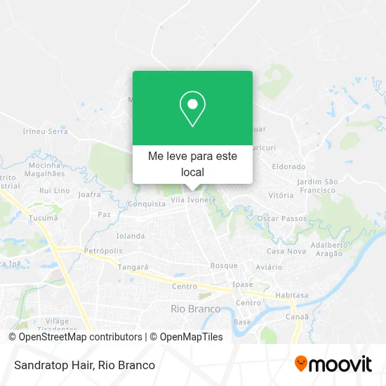 Sandratop Hair mapa