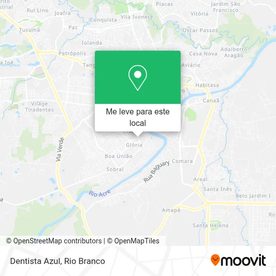 Dentista Azul mapa
