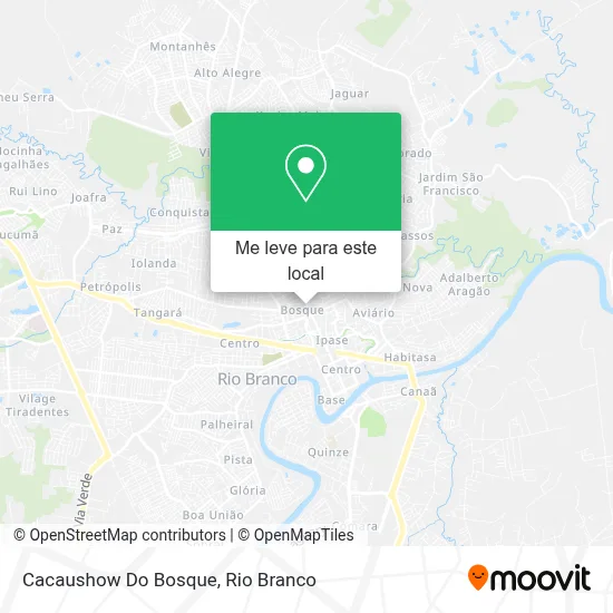 Cacaushow Do Bosque mapa