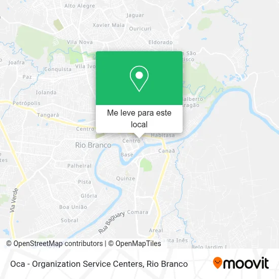 Oca - Organization Service Centers mapa