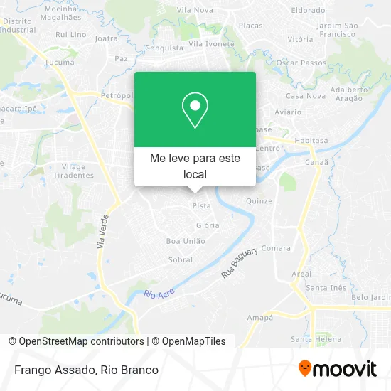 Frango Assado mapa