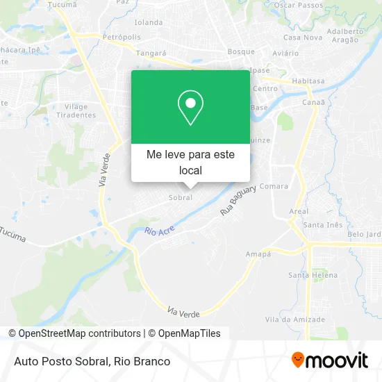 Auto Posto Sobral mapa