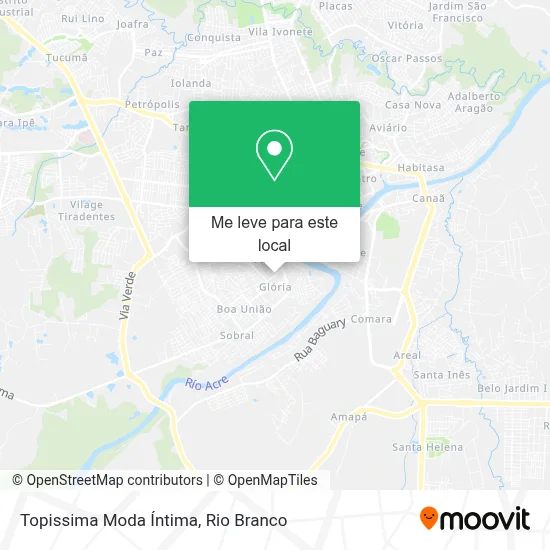 Topissima Moda Íntima mapa