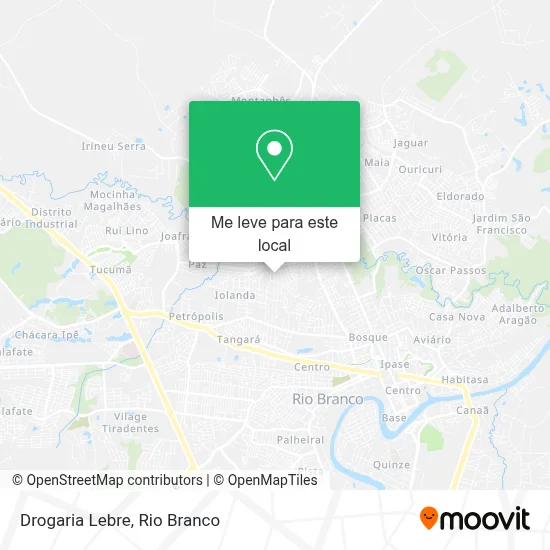 Drogaria Lebre mapa