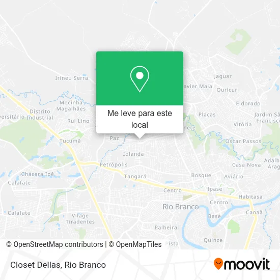 Closet Dellas mapa