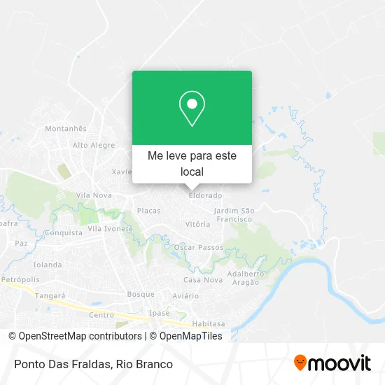 Ponto Das Fraldas mapa