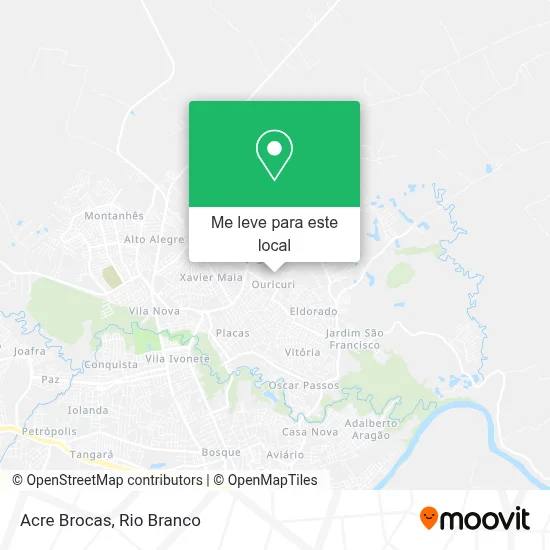 Acre Brocas mapa