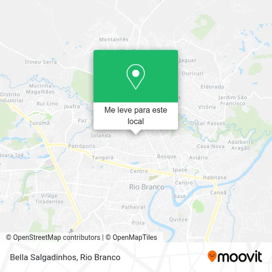 Bella Salgadinhos mapa