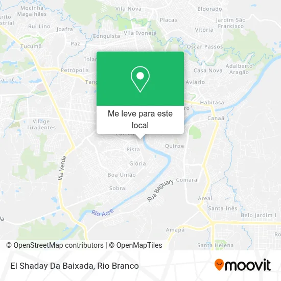 El Shaday Da Baixada mapa