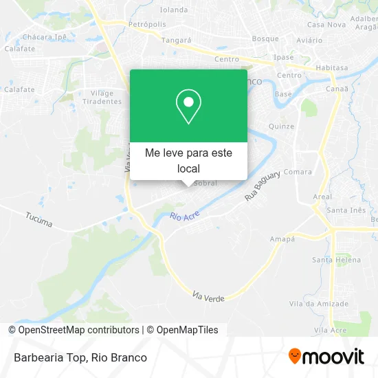 Barbearia Top mapa