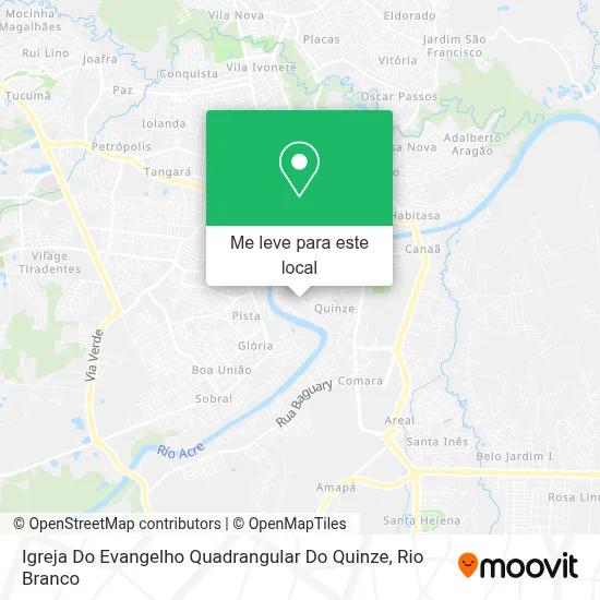Igreja Do Evangelho Quadrangular Do Quinze mapa