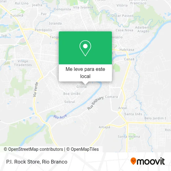 P.I. Rock Store mapa