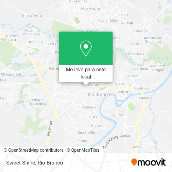 Sweet Shine mapa