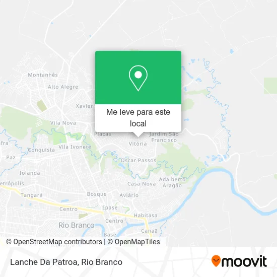 Lanche Da Patroa mapa