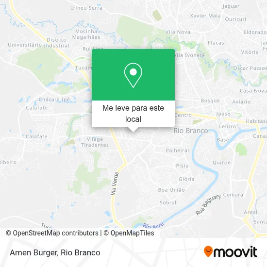 Amen Burger mapa